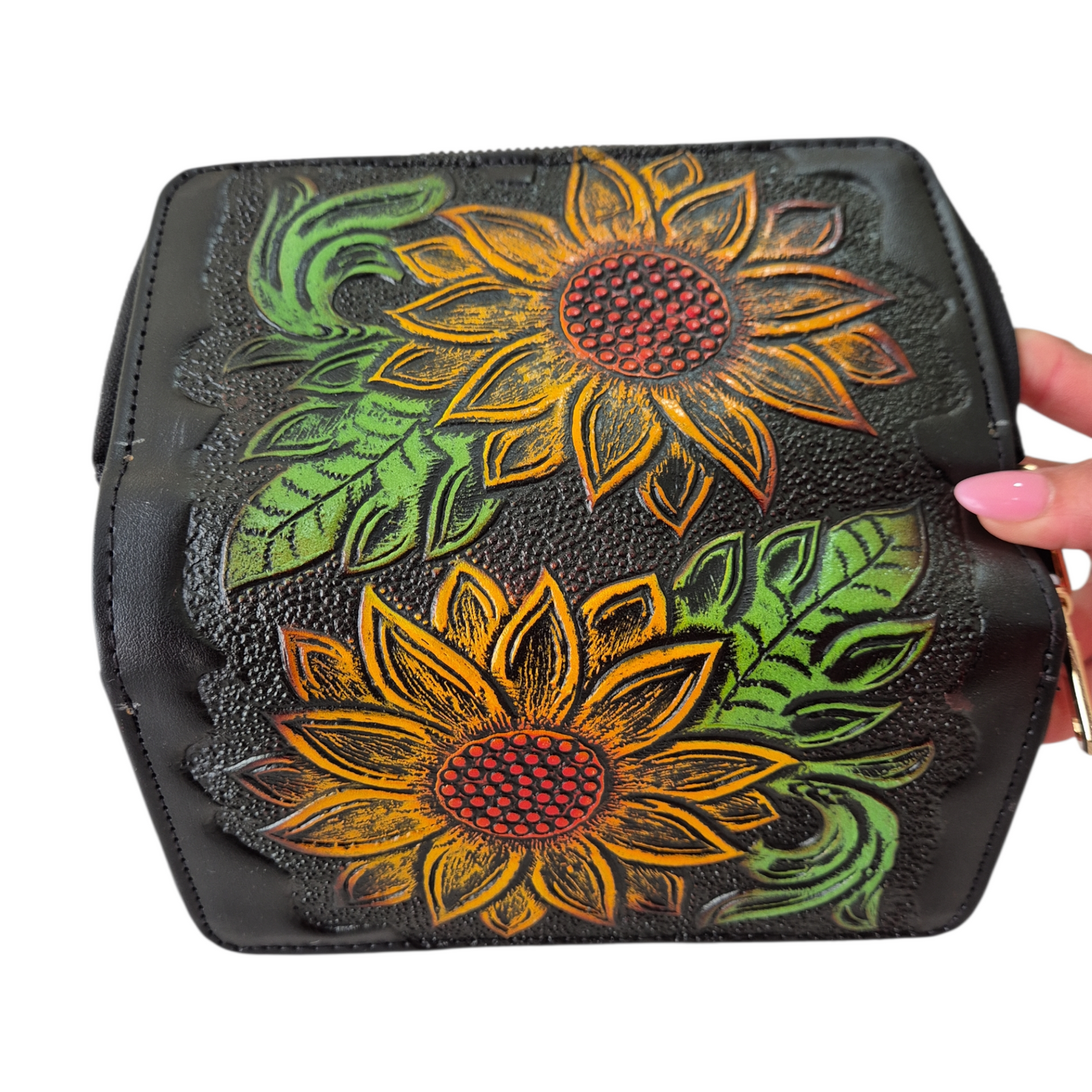 Bolsa con Billetera a Juego Diseño Girasoles