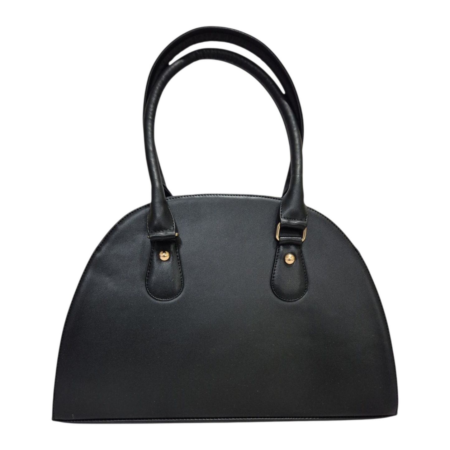 Handmade Black Handbag with Engraved Floral Skull – Unique Mexican Style