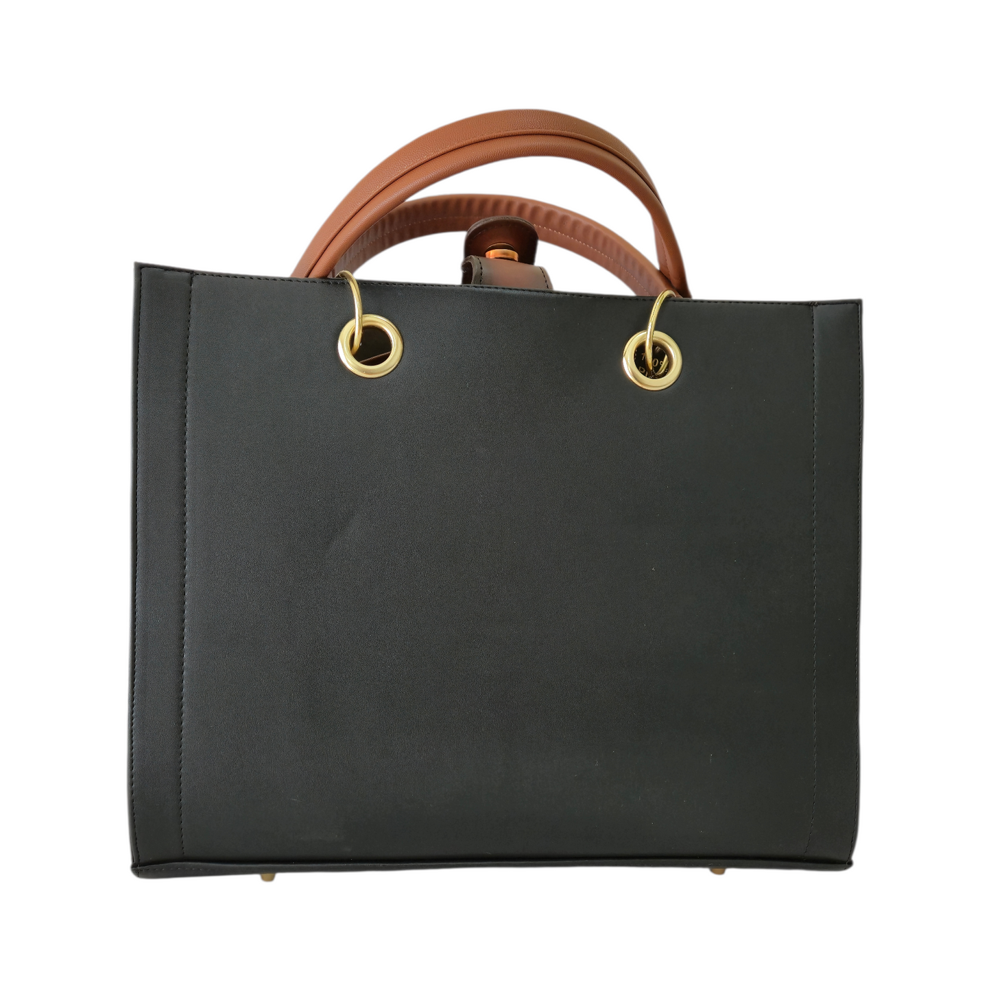 Bolsa de Mano Negra con Calavera Floral + Cosmetiquera Crossbody