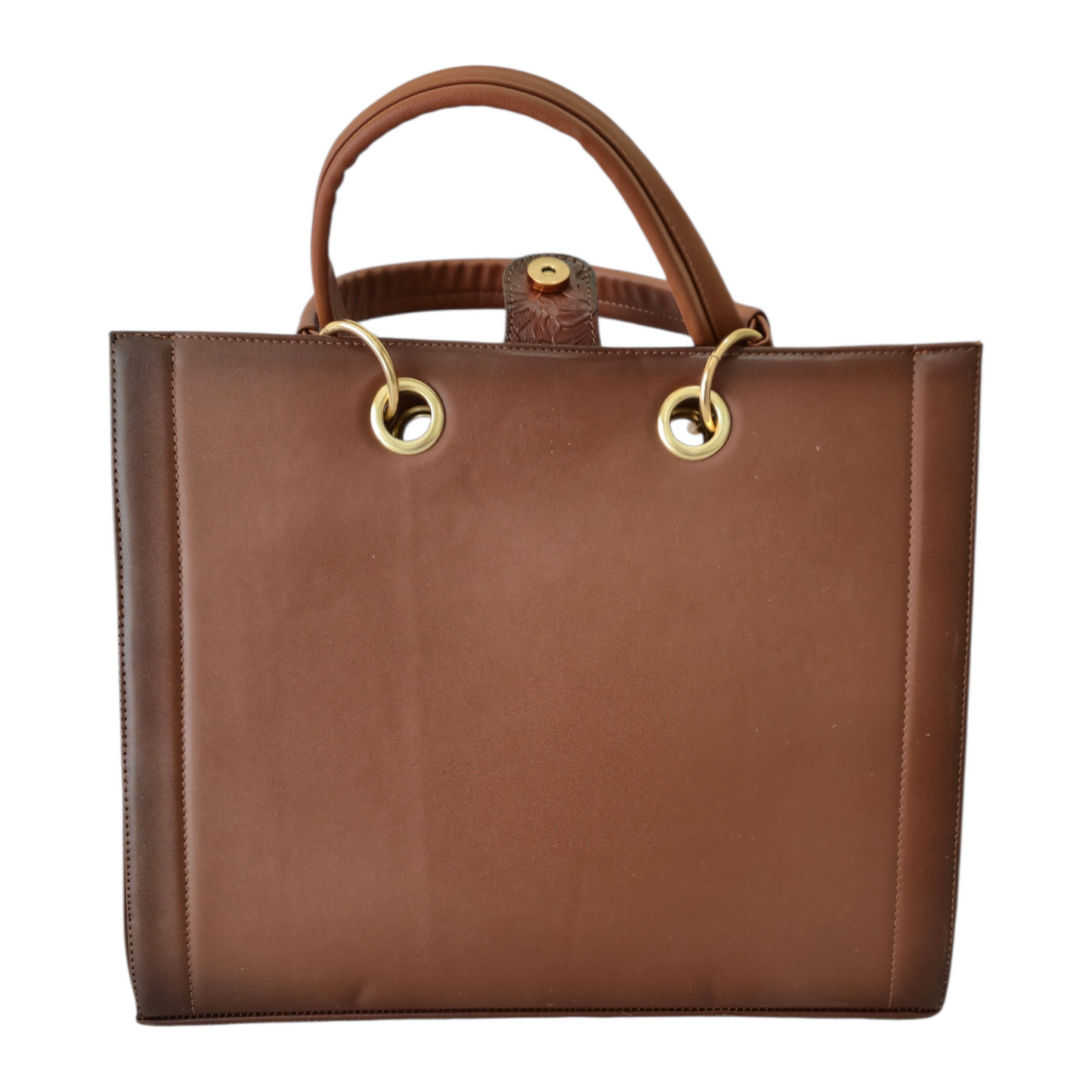 Bolsa Artesanal Grabada con Girasoles y Mariposa – Diseño Colorido y Detallado