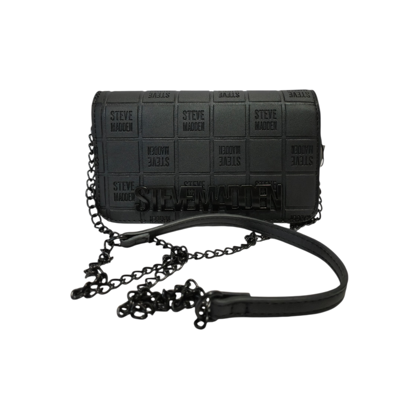 Bolsa Crossbody Negra con Cadena Steve Madden Original