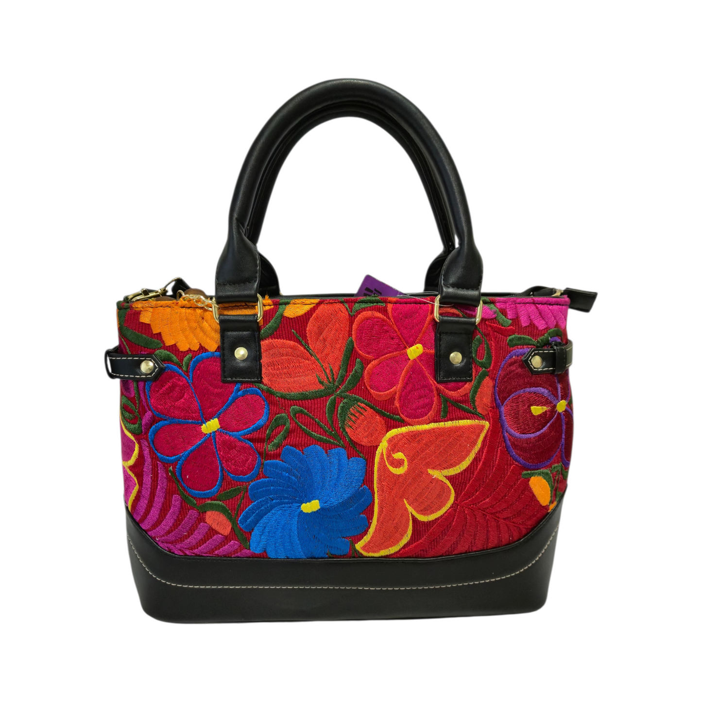Handmade Handbag and Wallet Set with Embossed Jaguar | Elegant Design