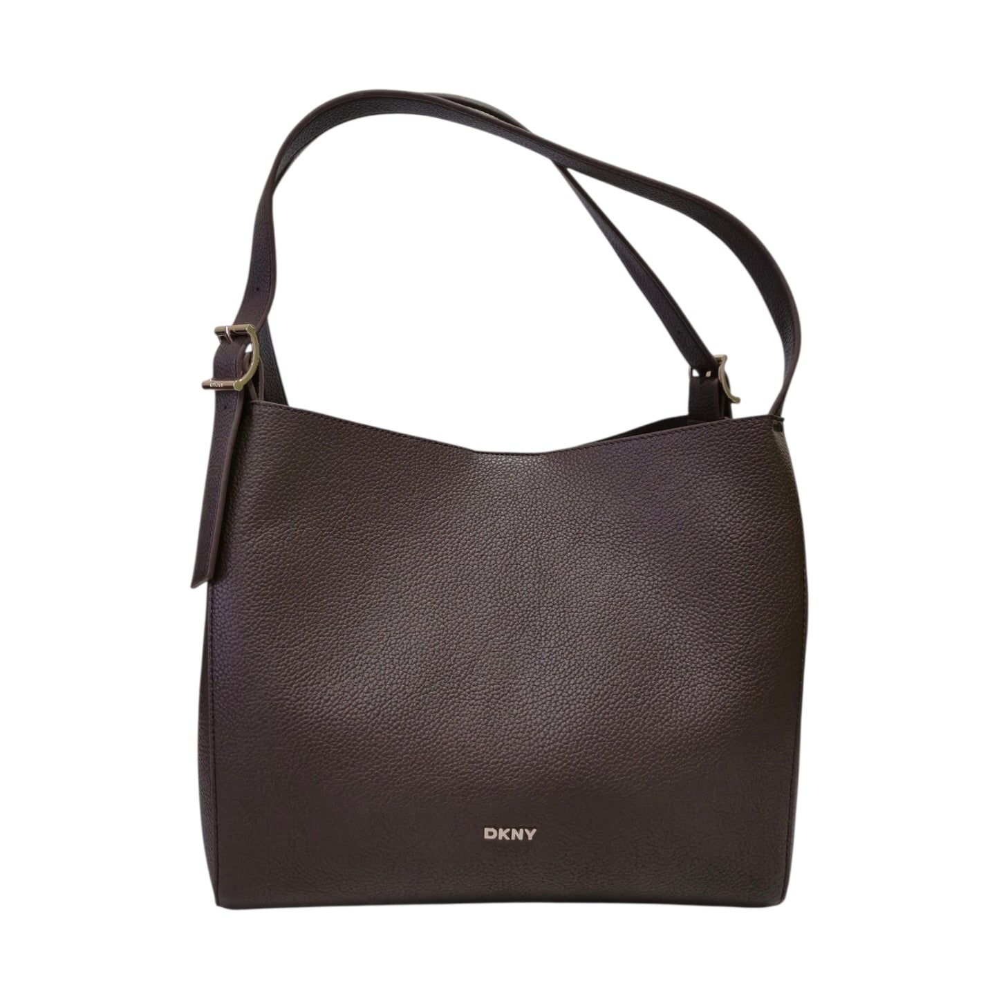 Bolsa Shoulder Bag DKNY Color Café con 3 Compartimentos