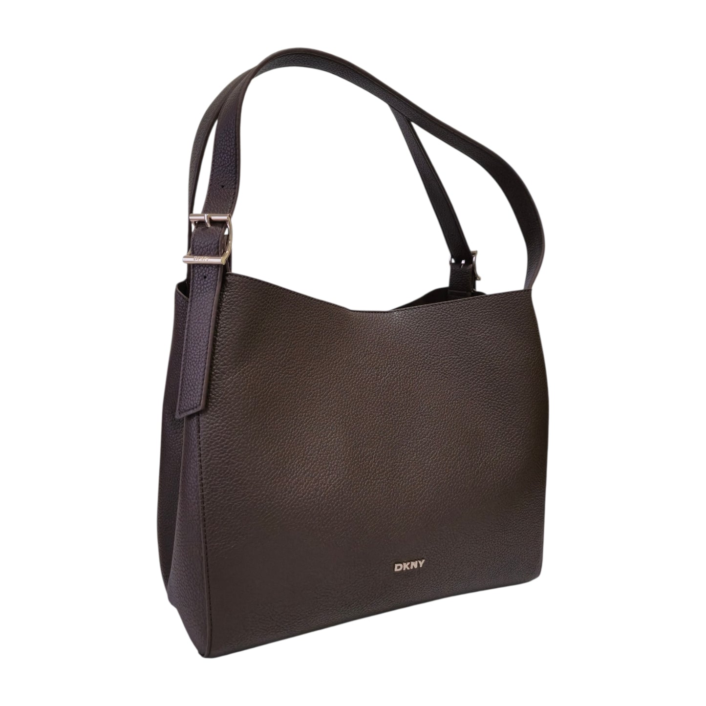 Bolsa Shoulder Bag DKNY Color Café con 3 Compartimentos