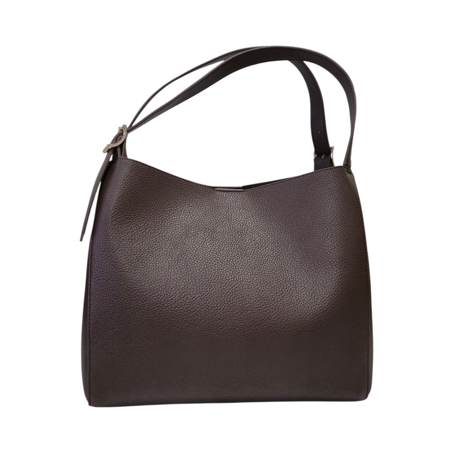 Bolsa Shoulder Bag DKNY Color Café con 3 Compartimentos