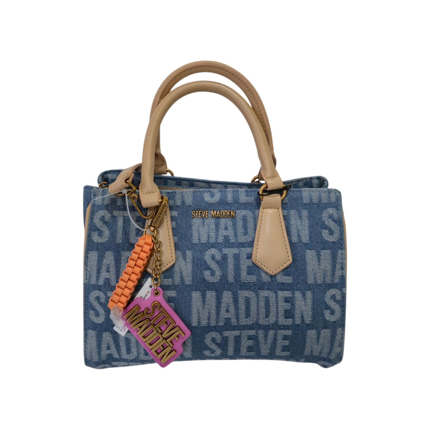 Bolsa Steve Madden Denim de Mano con Correa Ajustable