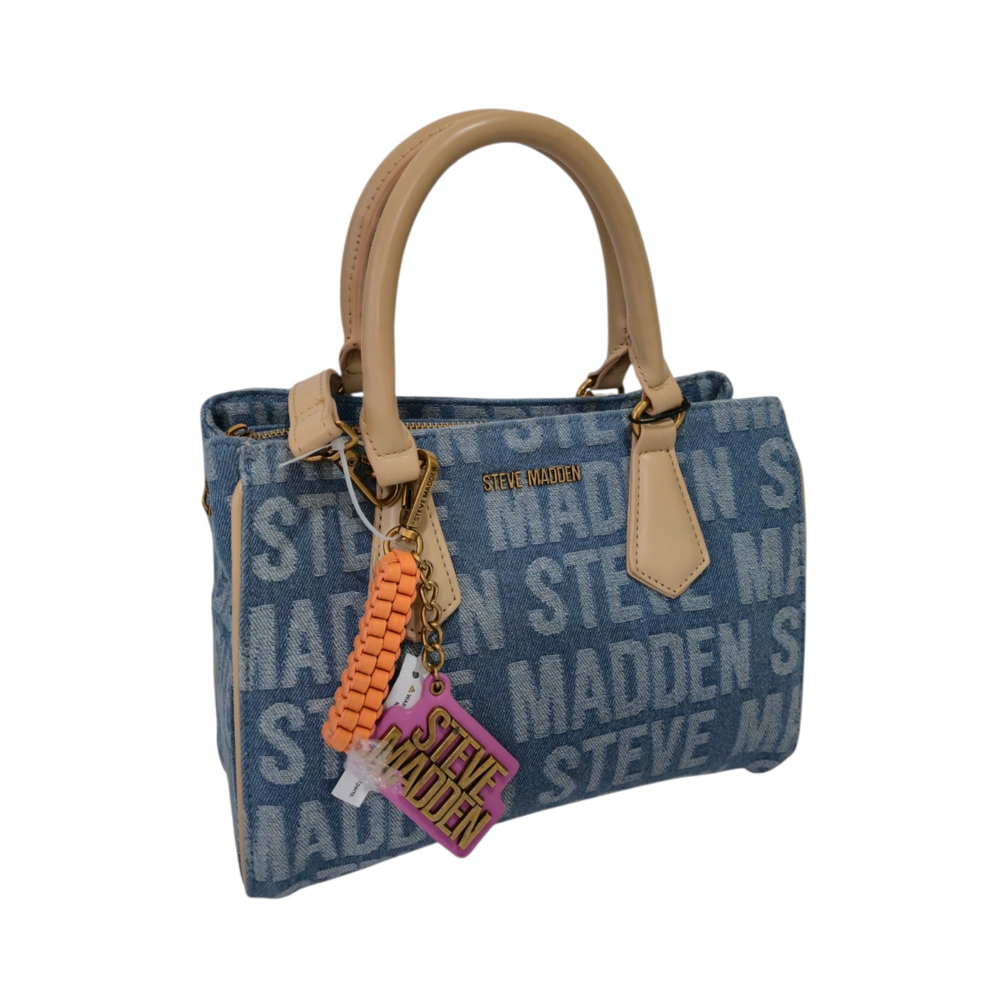 Bolsa Steve Madden Denim de Mano con Correa Ajustable