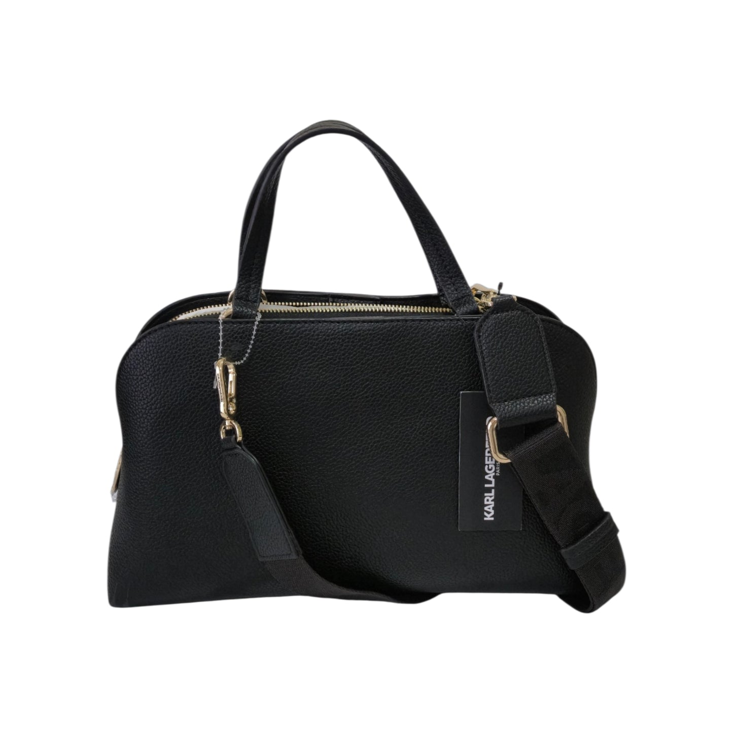 Bolsa Karl Lagerfeld Negra para Mujer con Estampado Paris