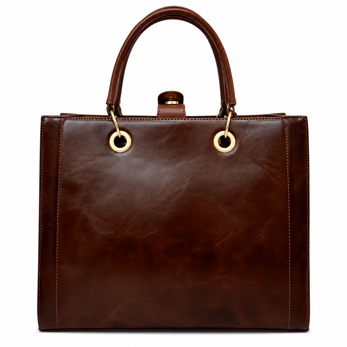 Bolsa Tote Mujer Café Artesanal Con Diseño en Relieve Colibrí Incluye Bolsa Interior