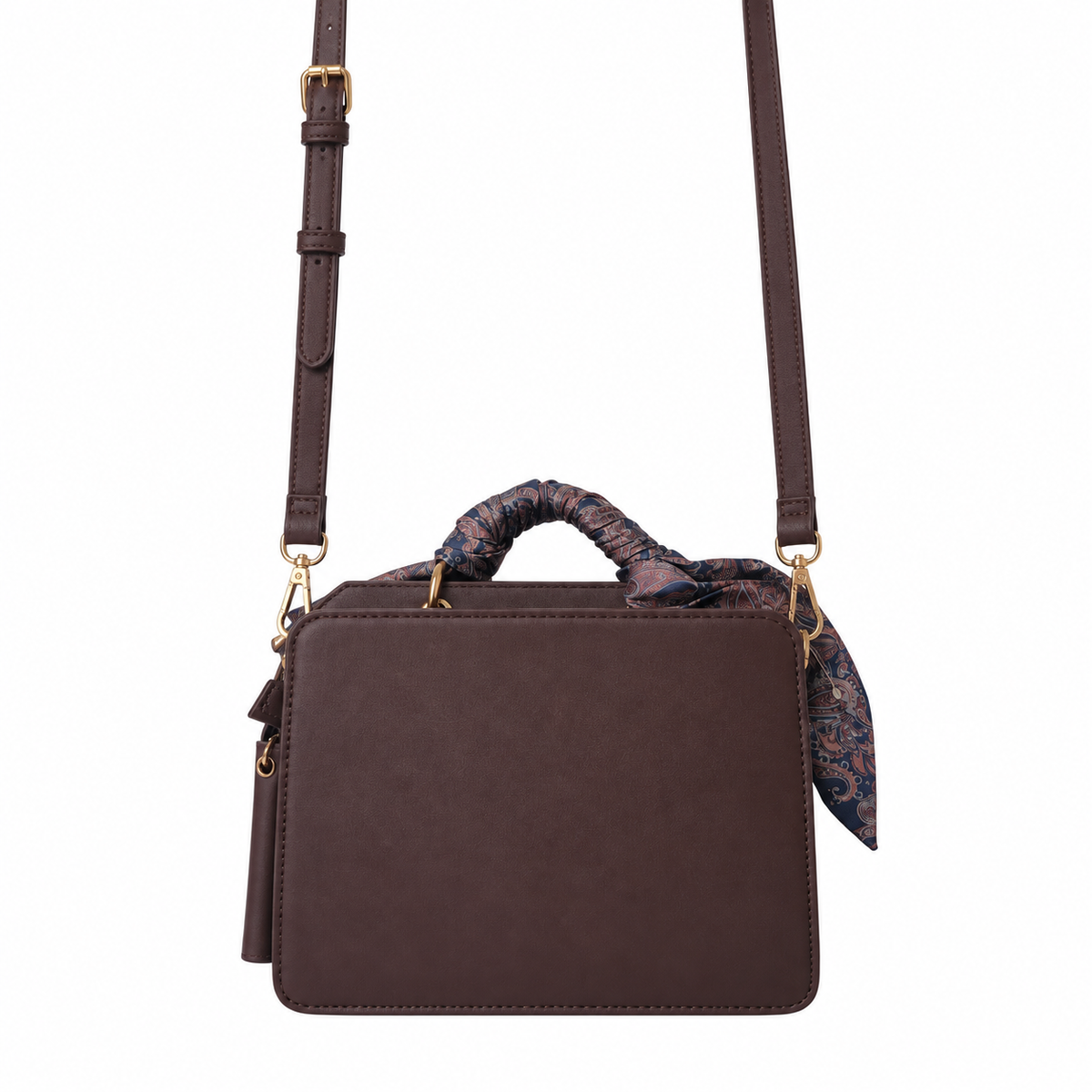 Bolsa Steve Madden Espresso con Cartera y Correa Ajustable