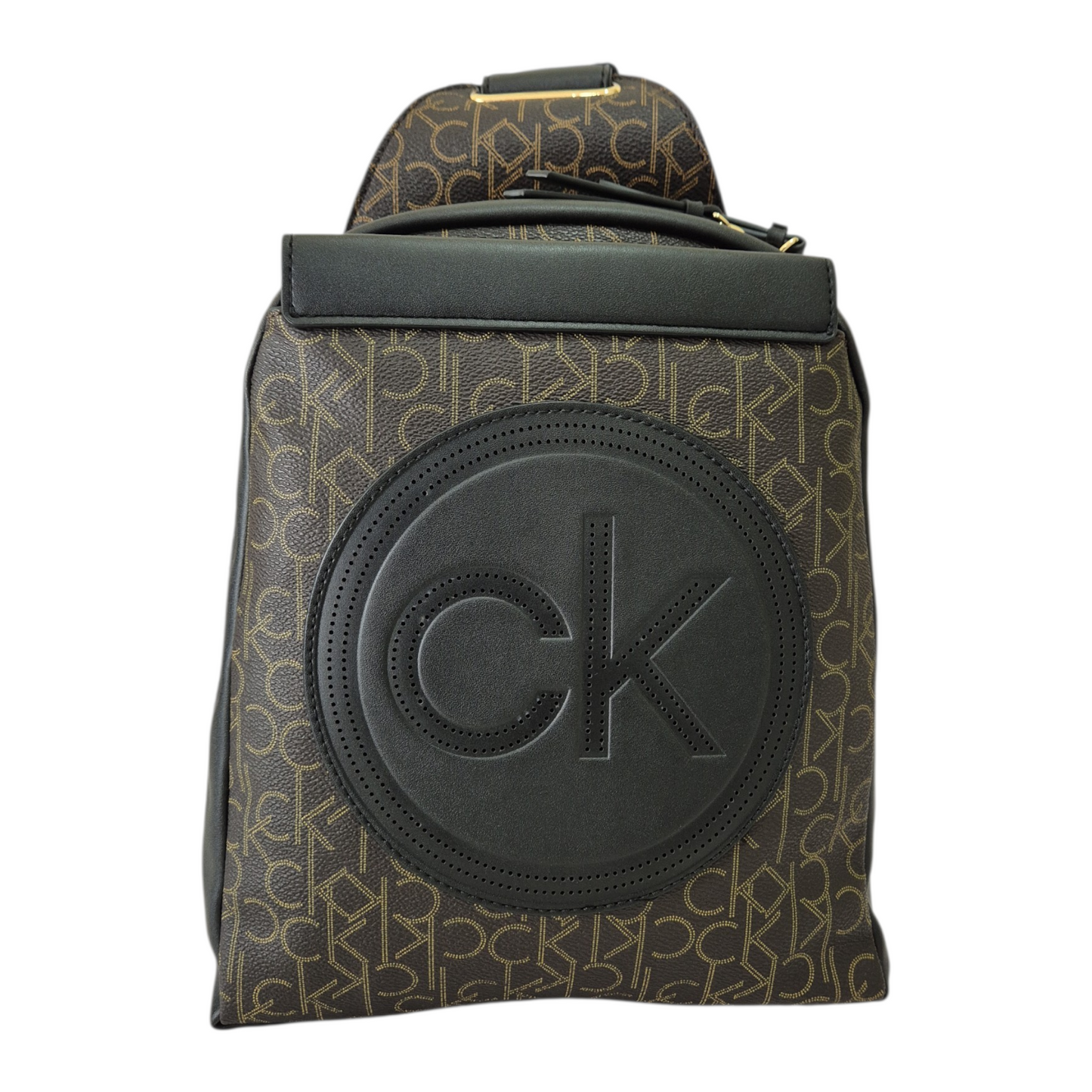 Mochila Calvin Klein Original Diseño Monograma con Logo Frontal