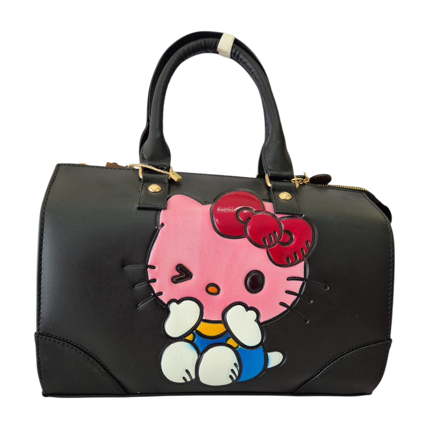 Kawaii Style Black Handbag with Wallet