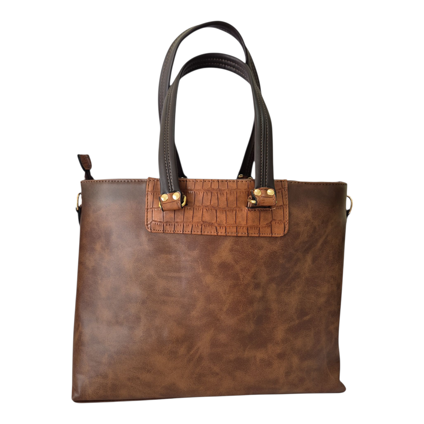 Bolsa Artesanal Árbol de la Vida Cuero Vegano