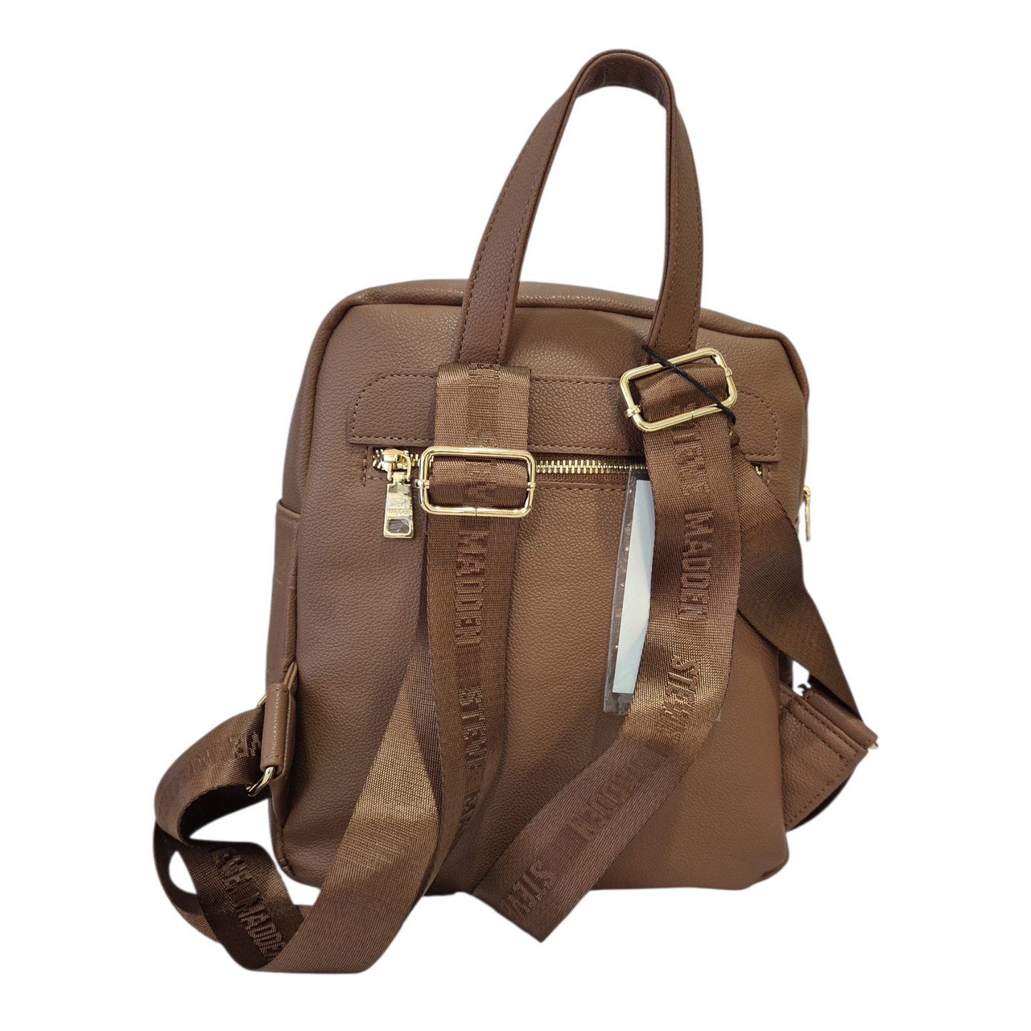 Mochila Steve Madden Original Café Texturizada con Flecos