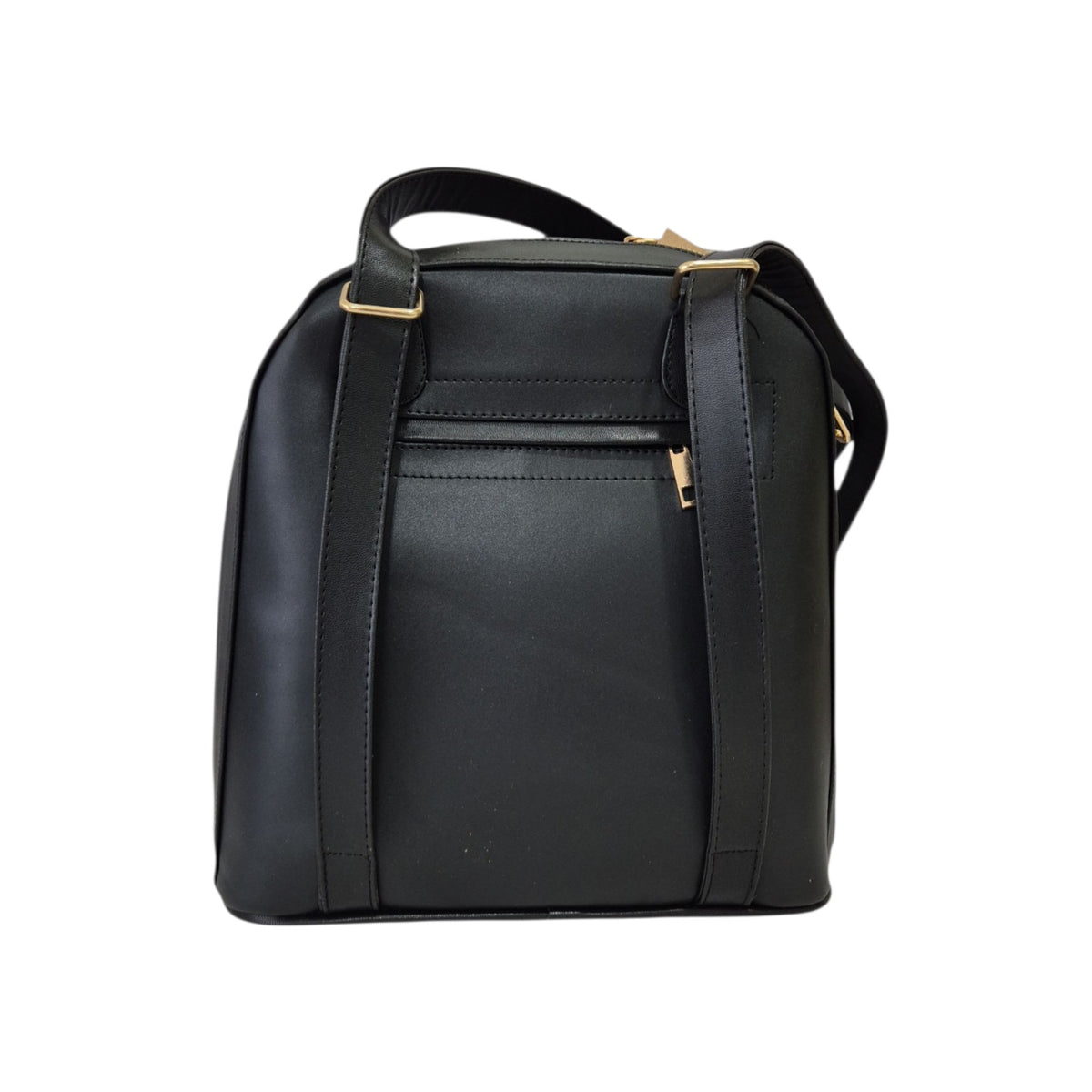 Bolsa Mochila Artesanal en Relieve Búho Atrapasueños Negra
