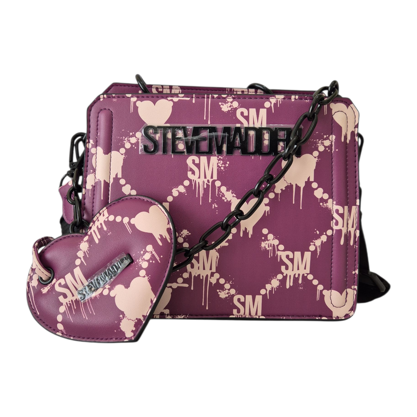 Bolsa original de diseñador en tono morado