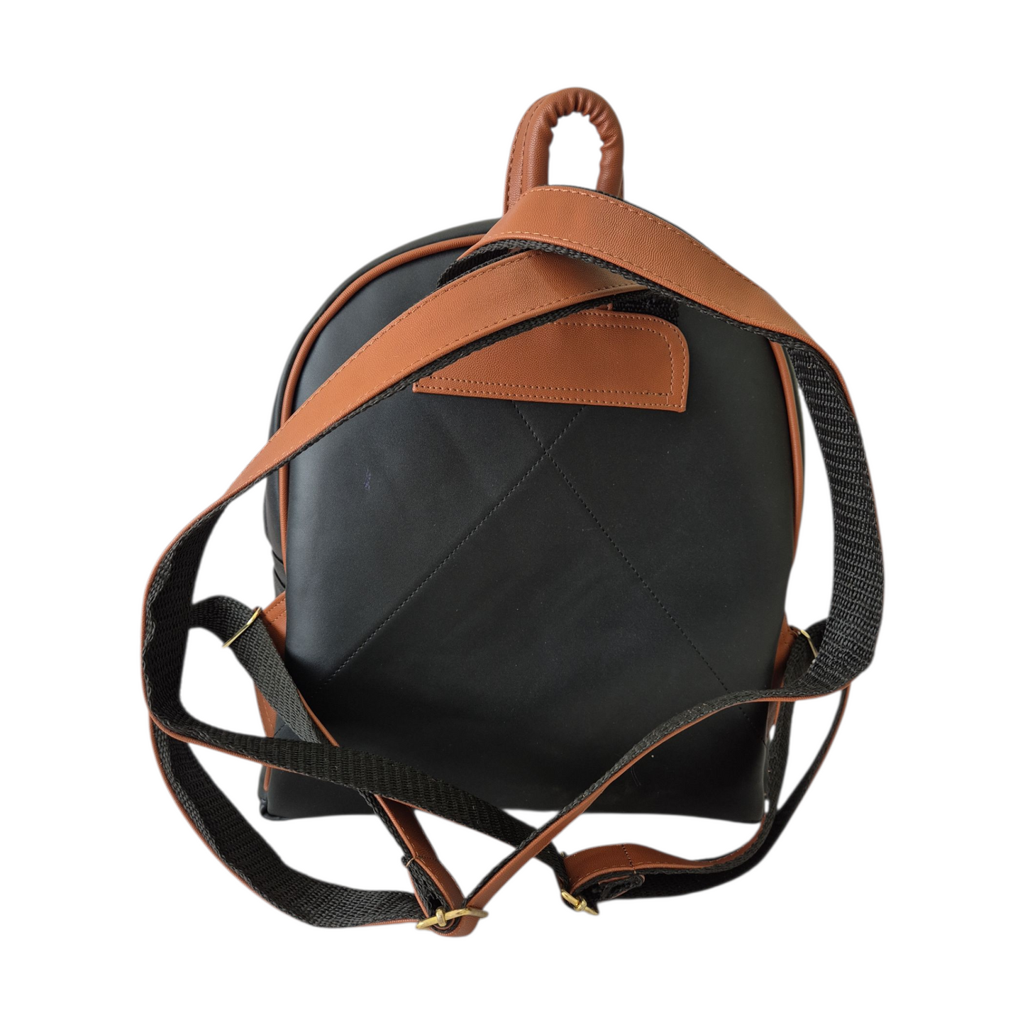 Mochila Artesanal de Piel para Mujer con Diseño de Personaje Animado – Hecha a Mano en México