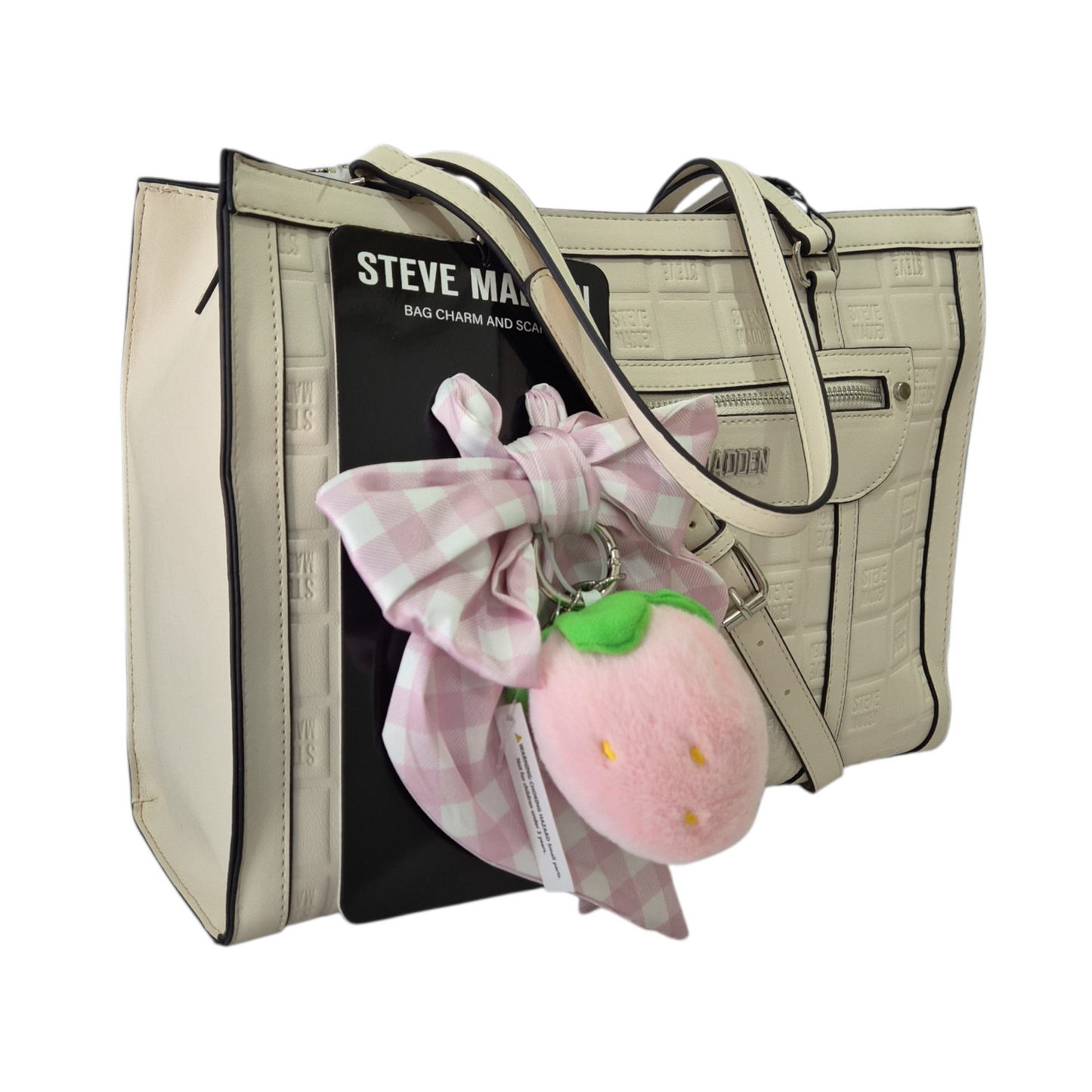 Bolsa Steve Madden Original Beige con Billetera de Regalo