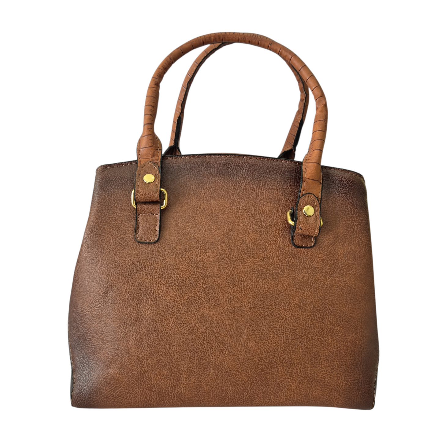 Set Artesanal de Bolsa y Billetera en Cuero Vegano con Diseño Étnico Atrapasueños