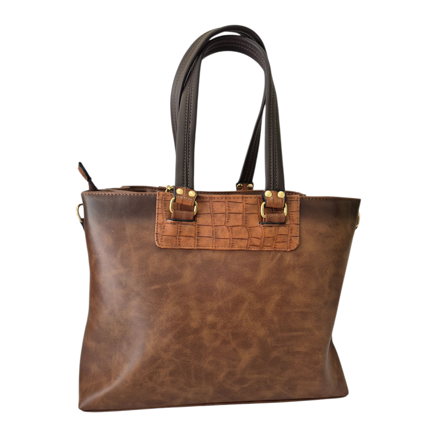 Bolsa beige con diseño de atrapasueños doble compartimento