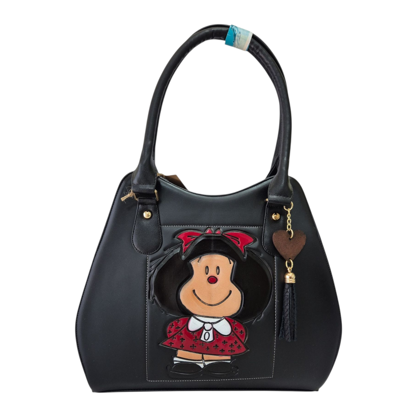 Bolsa Artesanal Hecha a Mano – Diseño Alegre Grabado y Pintado