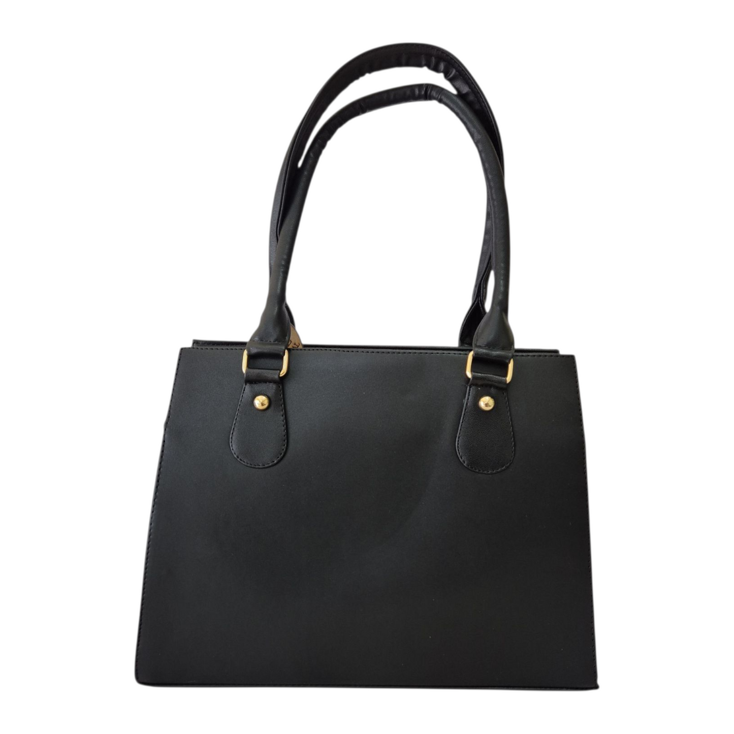 Bolsa Negra con Diseño Divertido Dos Compartimentos