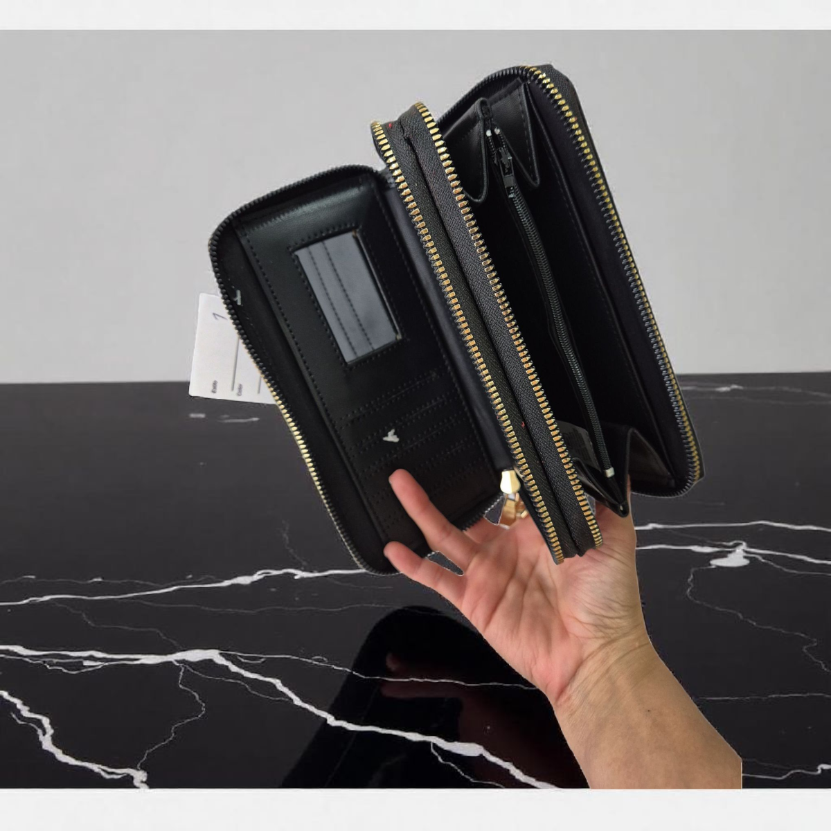 Set de Bolsa Tipo Bucket y Billetera Artesanal con Grabado Mandala en Relieve