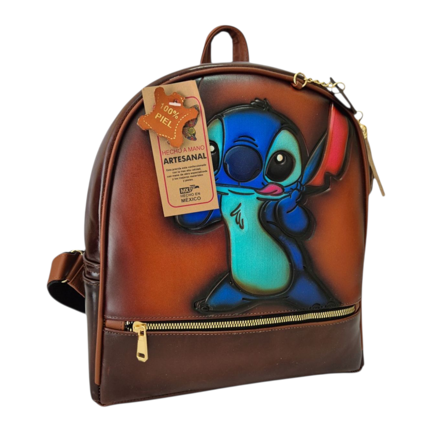 Mochila artesanal con diseño colorido – Hecha a mano en México