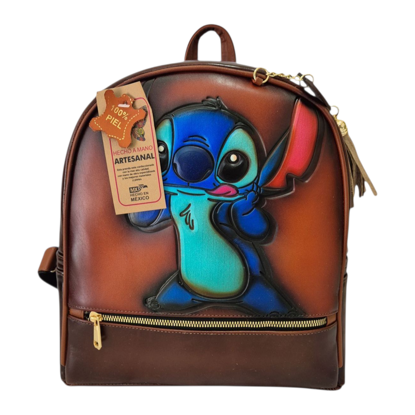 Mochila artesanal con diseño colorido – Hecha a mano en México