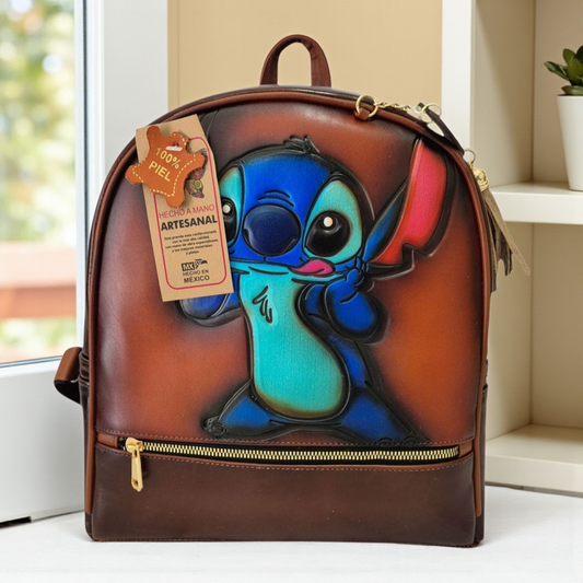 Mochila artesanal con diseño colorido – Hecha a mano en México