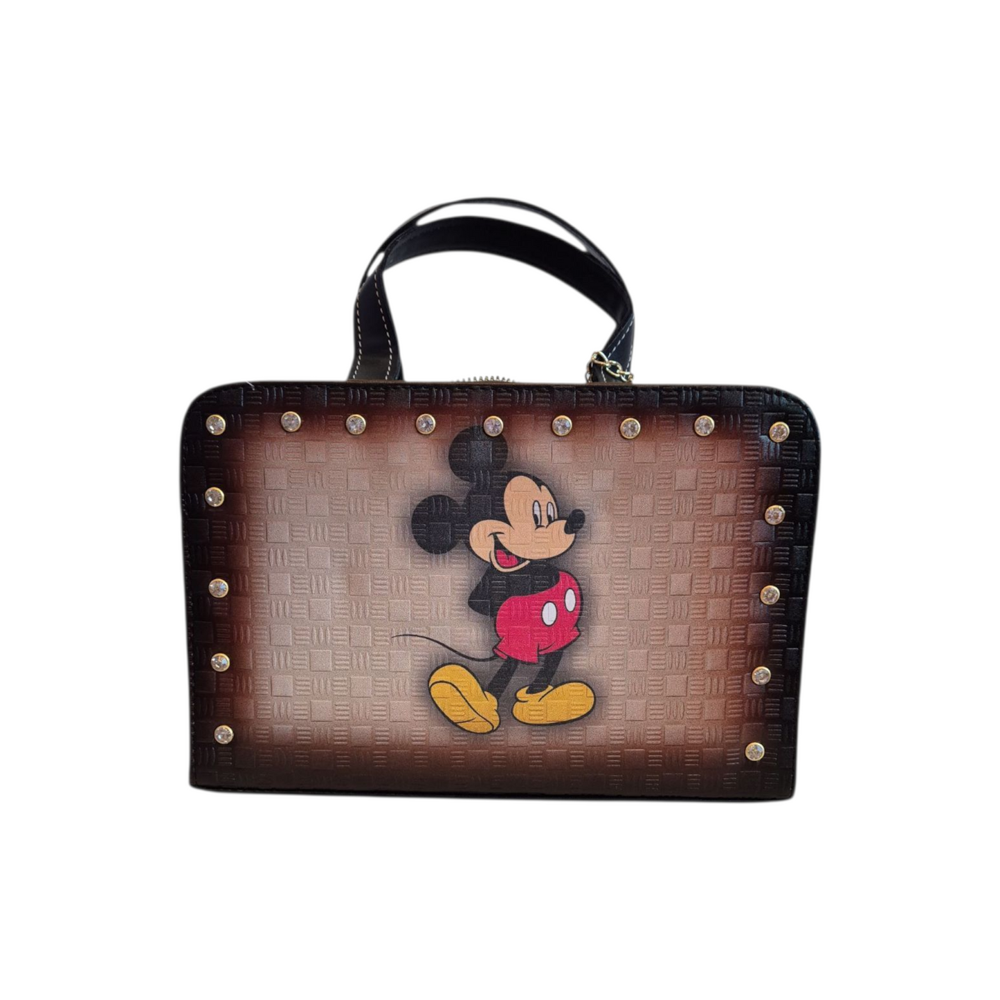 Bolsa crossbody artesanal personaje clásico con cadena