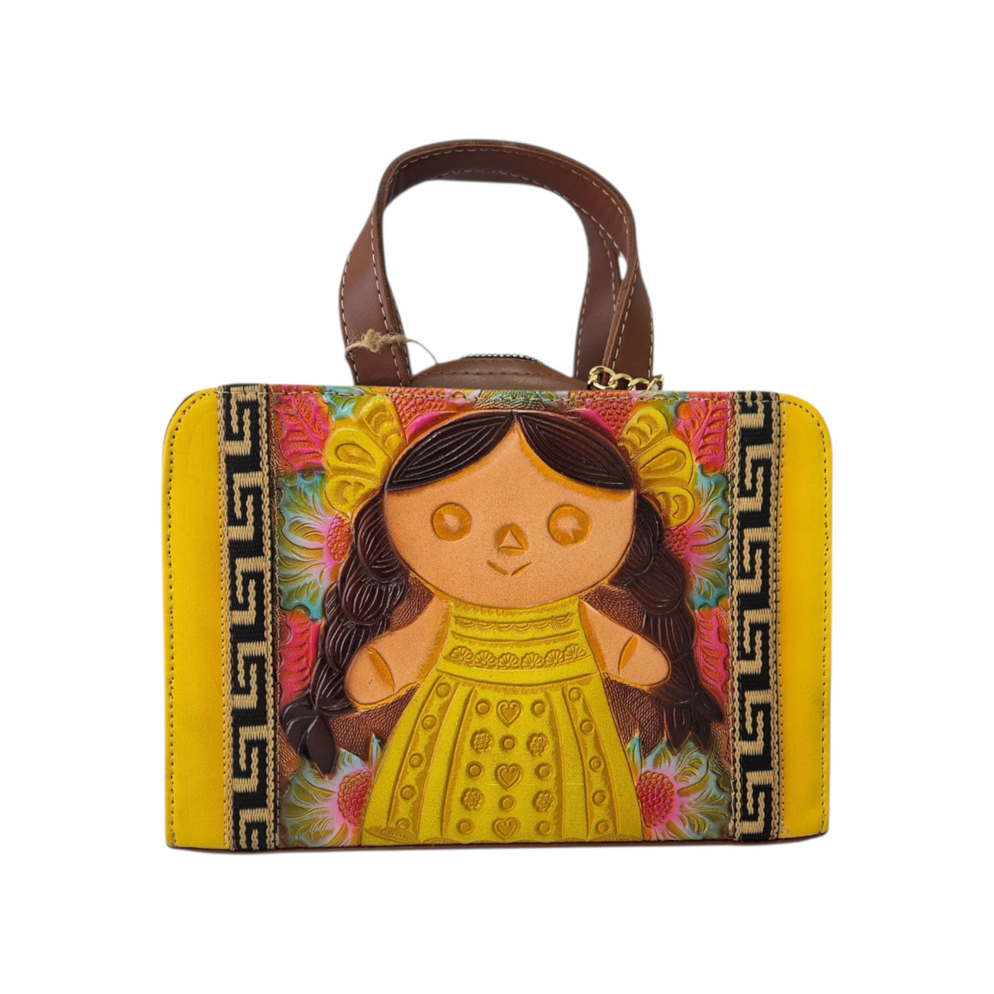 Bolsa Crossbody Artesanal Muñequita Lele