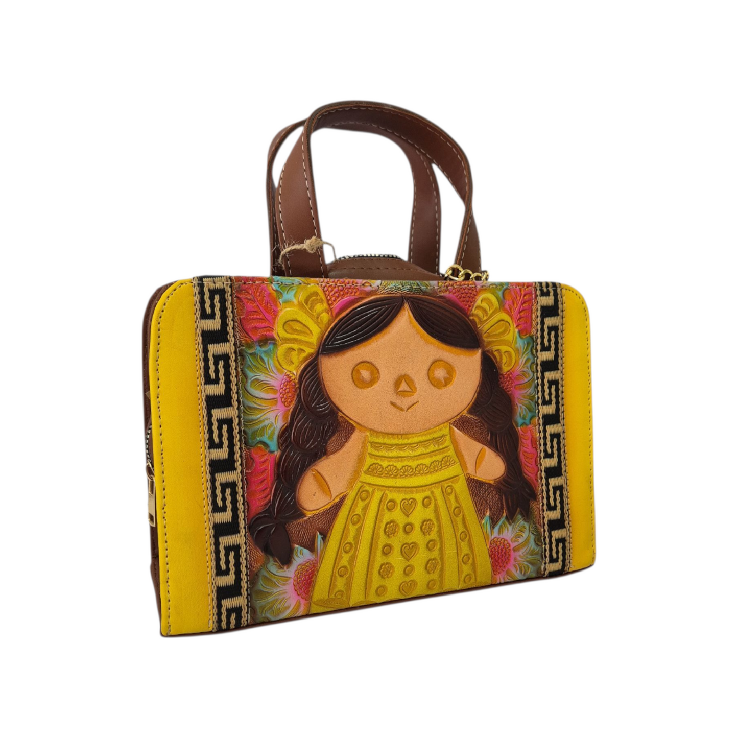 Bolsa Crossbody Artesanal Muñequita Lele