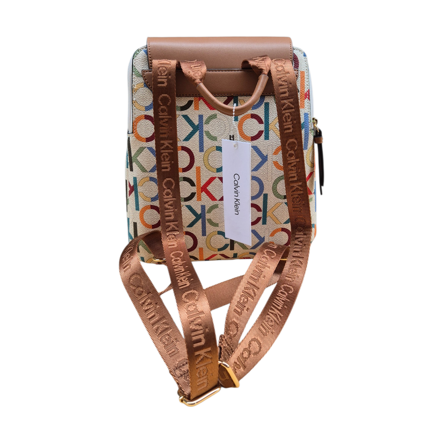 Mochila Calvin Klein multicolor monograma original