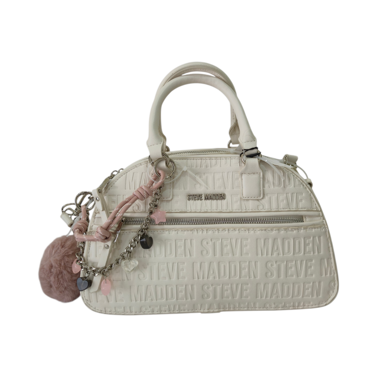 Bolsa Satchel Crossbody Color Vainilla con Correa Ajustable – Steve Madden