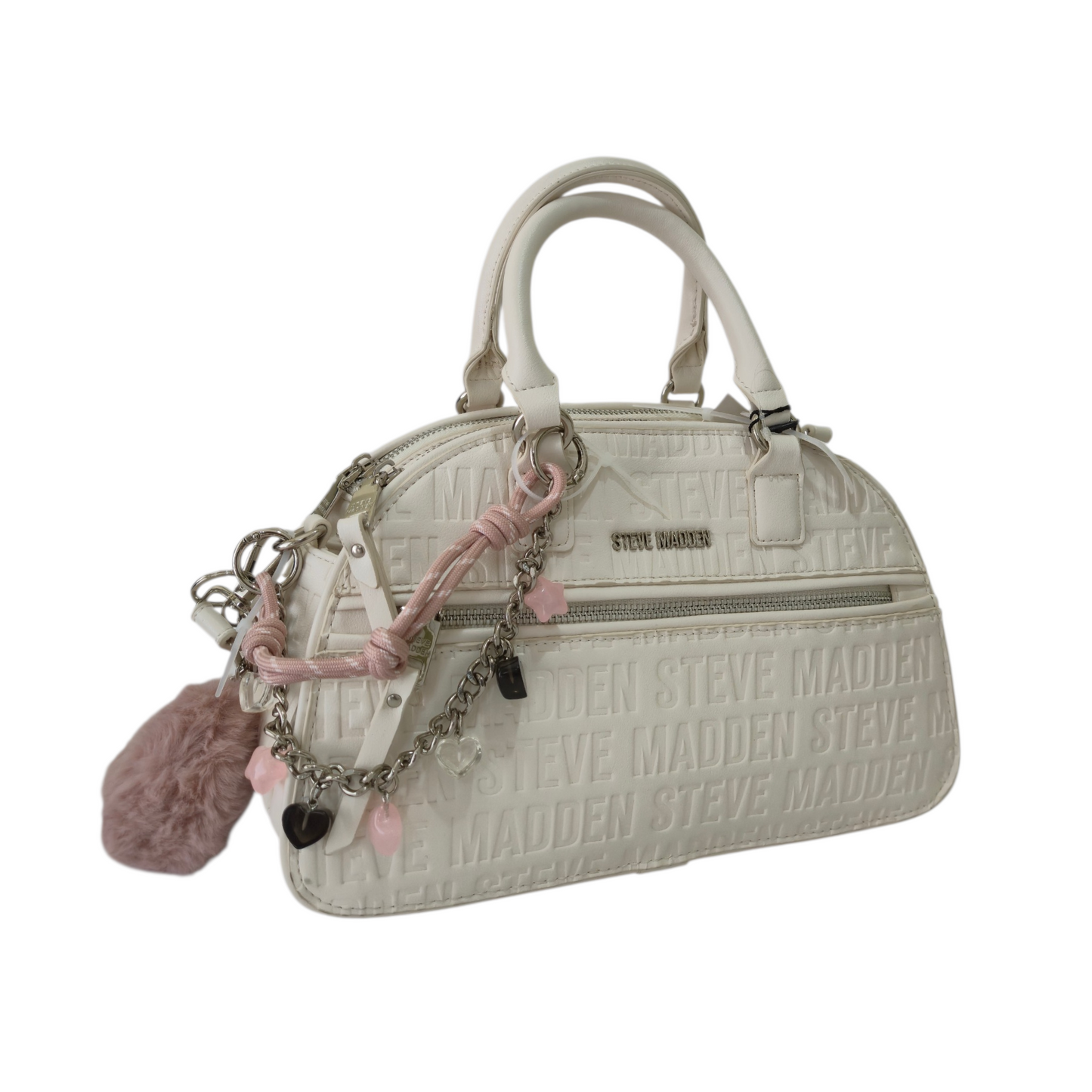 Bolsa Satchel Crossbody Color Vainilla con Correa Ajustable – Steve Madden