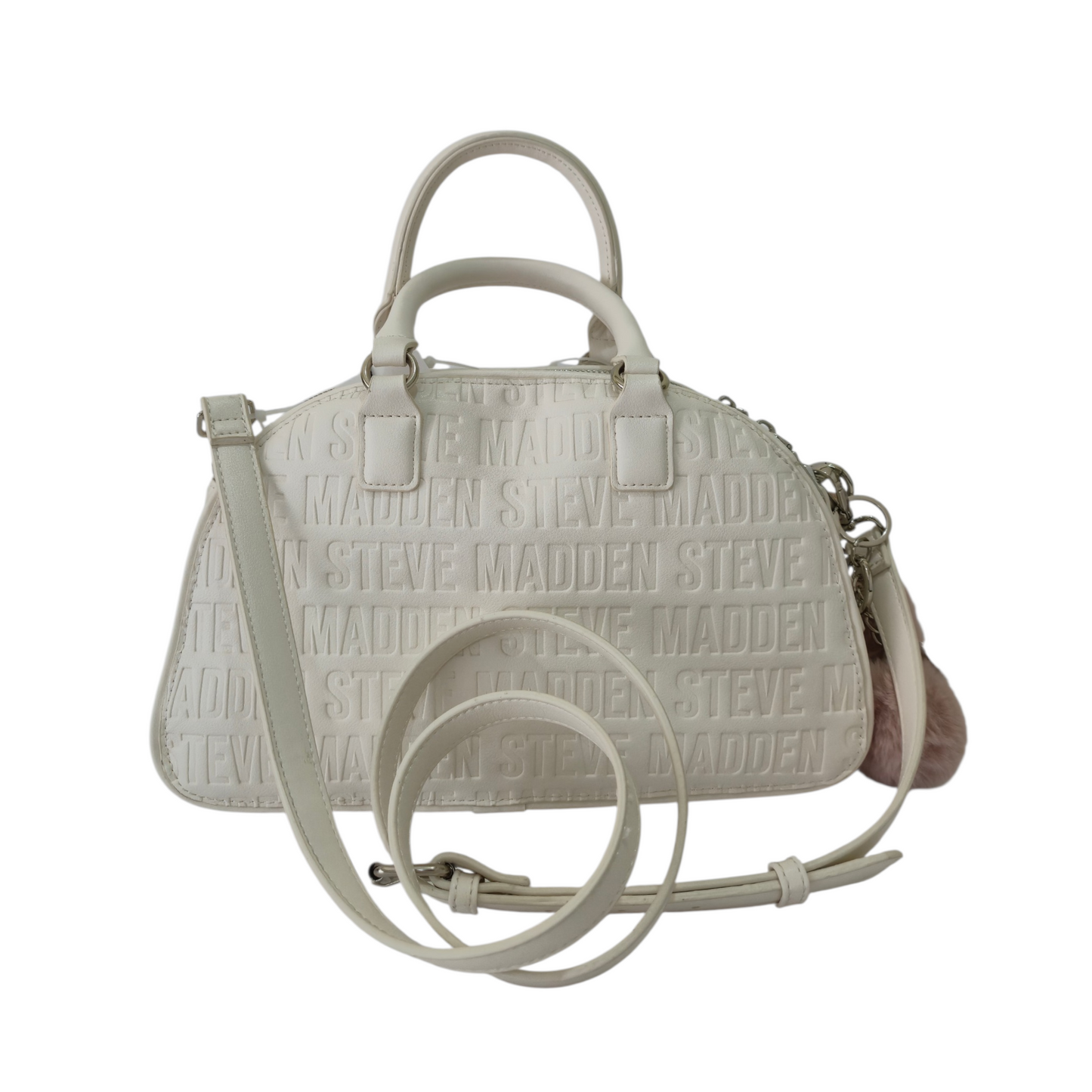 Bolsa Satchel Crossbody Color Vainilla con Correa Ajustable – Steve Madden