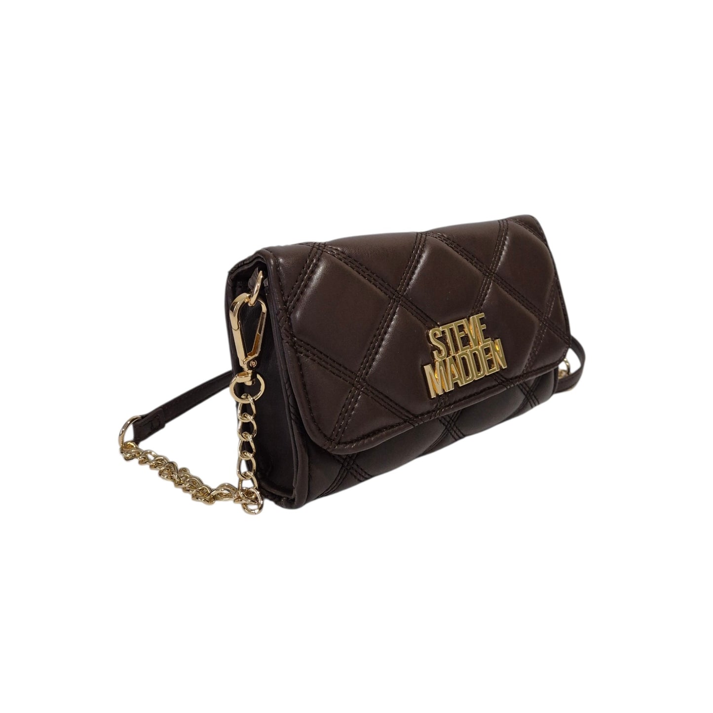 Bolsa Crossbody Steve Madden Café Chocolate Acolchada