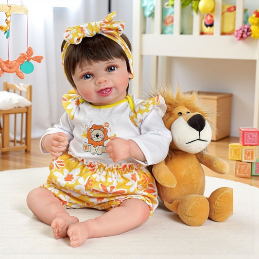 Muñeca Reborn 50cm – Bebé Realista de Vinilo Suave con Accesorios