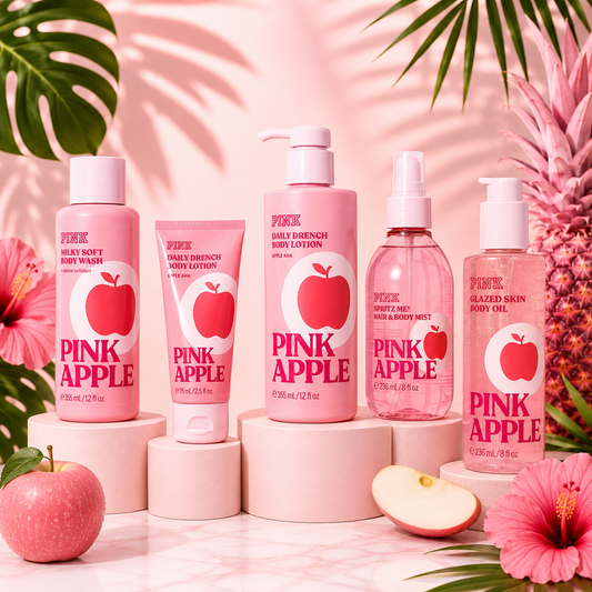 Victoria’s Secret PINK Pink Apple Set de 5 Piezas Body Care