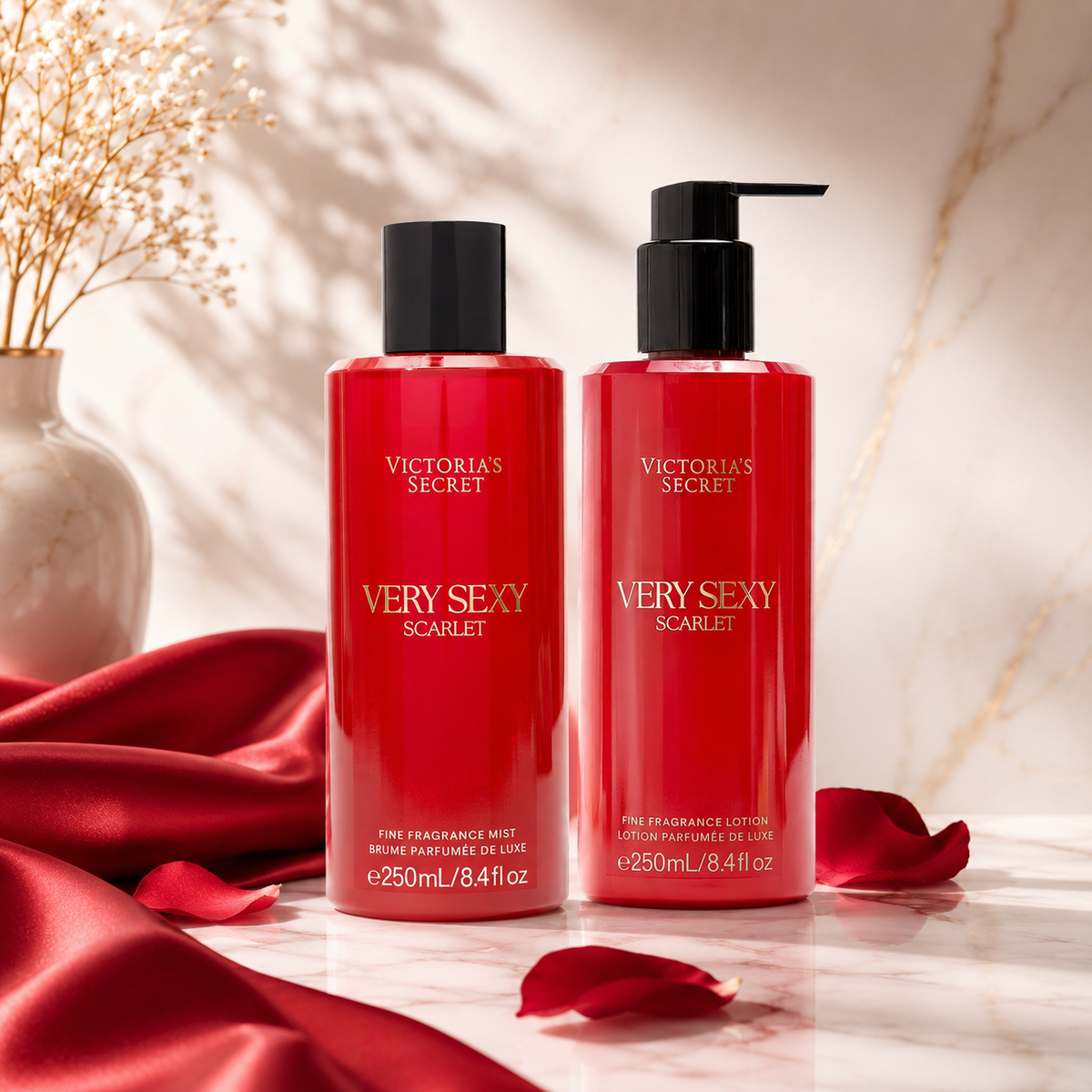 Victoria’s Secret Very Sexy Scarlet Set de 2 Piezas Fragancia y Loción