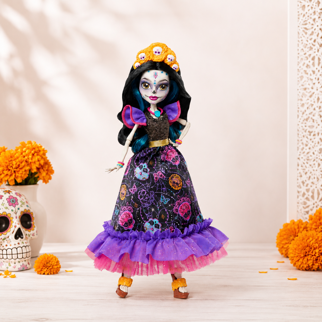 Monster High Skelita Calaveras Doll 2023 – Day of the Dead Special Edition